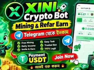 Xini Crypto Bot Mining Tutorial Bangla | Refer করে USDT Income | xini crypto bot bp tech
