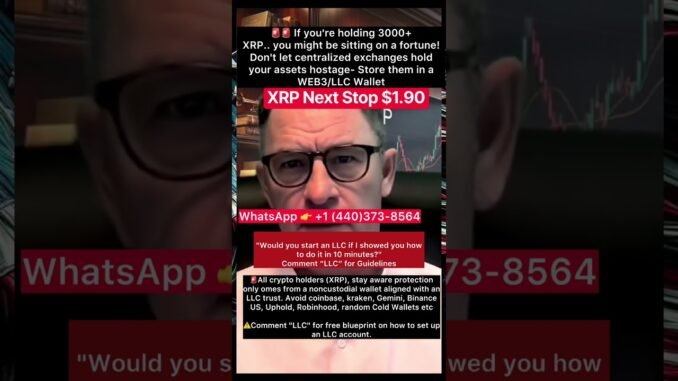 🚨🇺🇸$1.1+BILLION XRP LOCKED UP ‼️  WhatsApp: +14403738564 #crypto #XRP #Web3 #cryptonews#ripples