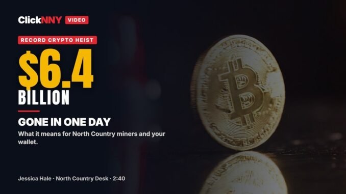 $6.4 billion crypto heist: What it means for North Country miners and your wallet