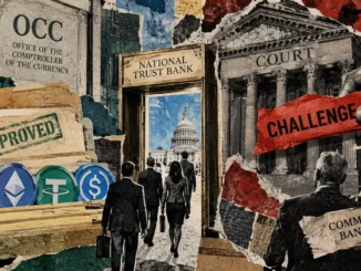 Bankers sue to overturn OCC trust-bank rule used by crypto firms