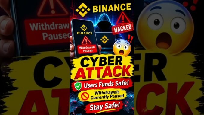 🚨 Binance Cyber Attack! 😱 Withdrawals Paused? | Latest Crypto News #humsetv42