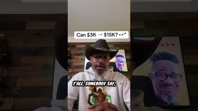 Can a $3K Crypto Portfolio Reach $15K? #crypto #cryptocurrency #bitcoin #cryptonews #shorts