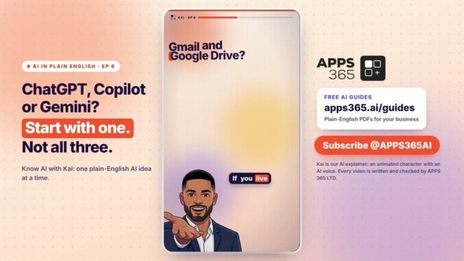 ChatGPT, Copilot or Gemini? Don't pay for all three (AI in plain English, Ep 6)
