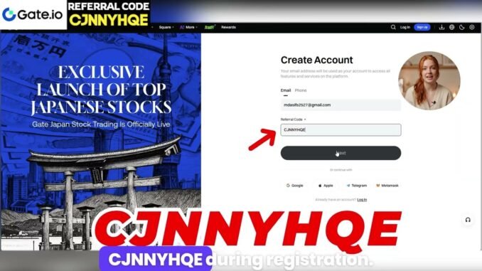 Gate.io Tutorial for Beginners | Crypto Exchange Guide & Referral Code CJNNYHQE