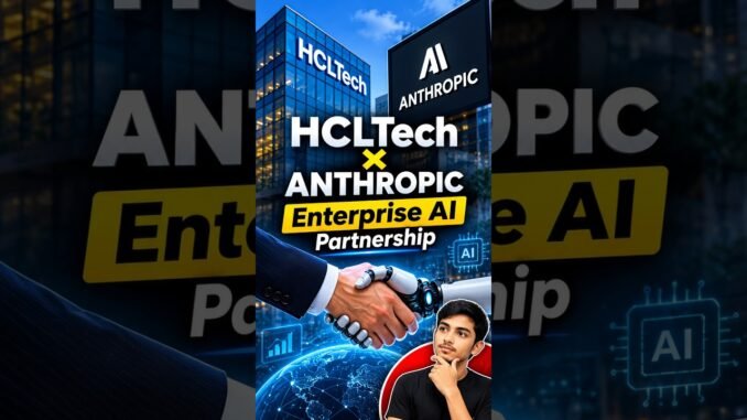 HCLTech Partners With Anthropic 🤖 | Enterprise AI News #Shorts