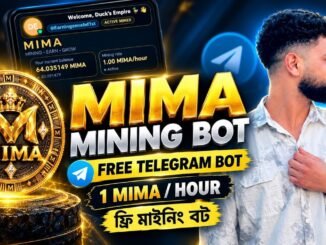 MIMA Mining Bot 2026 🪙 New Free Telegram Mining Bot | Crypto Earning Bangla Tutorial