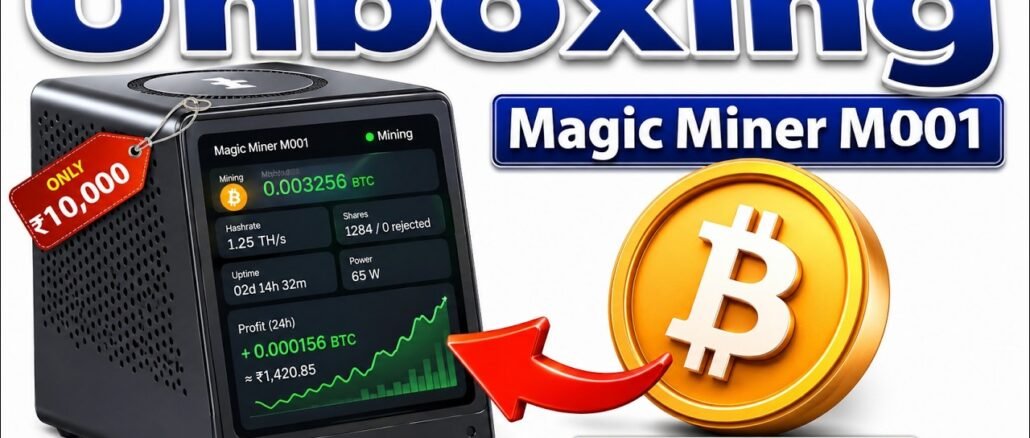 Magic Miner Mo01 Review & Unboxing | Magic miner Mo01 | Lucky Miner | best bitcoin mining machine