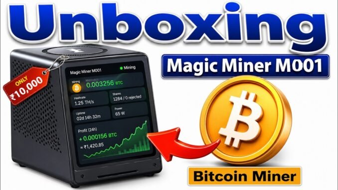 Magic Miner Mo01 Review & Unboxing | Magic miner Mo01 | Lucky Miner | best bitcoin mining machine