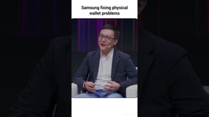 Samsung’s Massive Move to Delete Physical Wallets 📱💥#Sui #crypto #interview #podcast #nobatidao