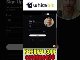 WhiteBIT Referral Code cashback30 🚀 | Crypto Signup Guide #Shorts